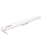 Kantenschoner 2 Stk. Gelb & Schwarz 6x2x101,5 cm PU