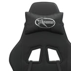 Gaming-Stuhl Drehbar Schwarz Kunstleder