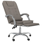 Bürostuhl mit Massagefunktion Taupe Stoff