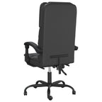 Bürostuhl mit Massagefunktion Schwarz Kunstleder