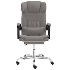 Bürostuhl mit Massagefunktion Taupe Stoff