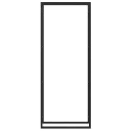 vidaXL Brennholzregal Mattschwarz 80 x 28 x 222 cm Stahl