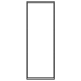 vidaXL Brennholzregal Mattschwarz 110x28x312 cm Stahl