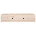 Tagesbett ohne Matratze 80x200 cm Massivholz Kiefer