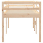 Hochbett 75x190 cm Massivholz Kiefer