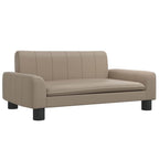 Hundebett Cappuccino-Braun 70x45x30 cm Kunstleder