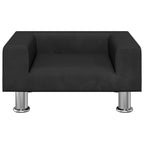 Hundebett Schwarz 50x40x26,5 cm Samt