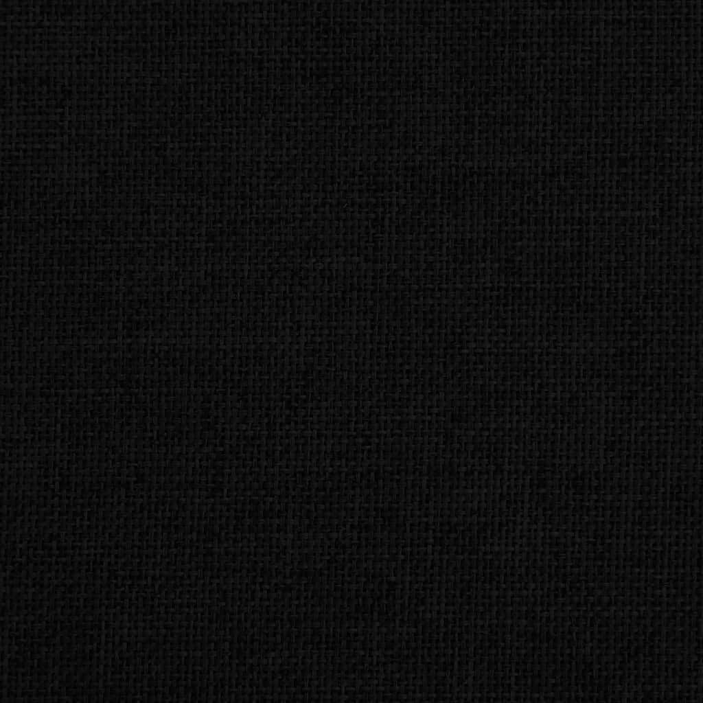Hundebett Schwarz 50x40x30 cm Stoff