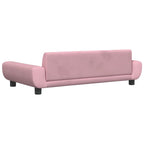 Hundebett Rosa 100x54x33 cm Samt