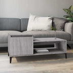 Couchtisch Grau Sonoma 100x50x45 cm Holzwerkstoff