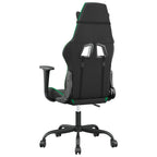 Gaming-Stuhl Schwarz und Grün Kunstleder