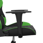 Gaming-Stuhl Schwarz und Grün Kunstleder