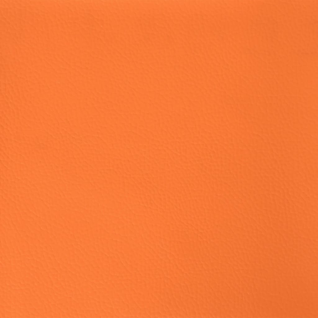 Gaming-Stuhl Schwarz und Orange Kunstleder