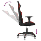 Gaming-Stuhl Schwarz und Weinrot Kunstleder