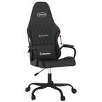 Gaming-Stuhl Schwarz Kunstleder