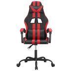 Gaming-Stuhl Schwarz und Rot Kunstleder