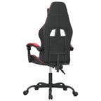 Gaming-Stuhl Schwarz und Rot Kunstleder