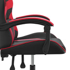 Gaming-Stuhl Schwarz und Rot Kunstleder