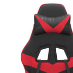 Gaming-Stuhl Schwarz und Rot Kunstleder