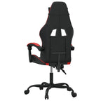 Gaming-Stuhl Schwarz und Rot Kunstleder