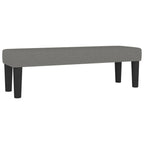 Boxspringbett mit Matratze Dunkelgrau 200x200 cm Stoff