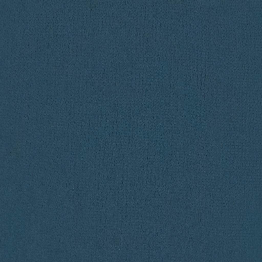 Boxspringbett mit Matratze & LED Dunkelblau 140x190 cm Samt