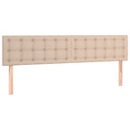 Boxspringbett Matratze Cappuccino-Braun 180x200 cm Kunstleder