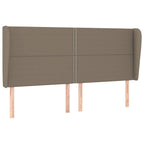 Boxspringbett mit Matratze Taupe 180x200 cm Stoff