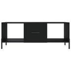 Couchtisch Schwarz 102x50x40 cm Holzwerkstoff