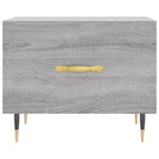 Couchtisch Grau Sonoma 50x50x40 cm Holzwerkstoff
