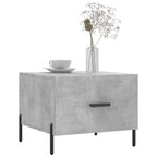 Couchtisch Betongrau 50x50x40 cm Holzwerkstoff