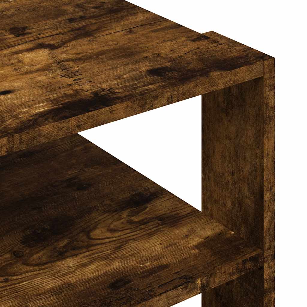 Couchtisch Räuchereiche 58x58x40 cm Holzwerkstoff