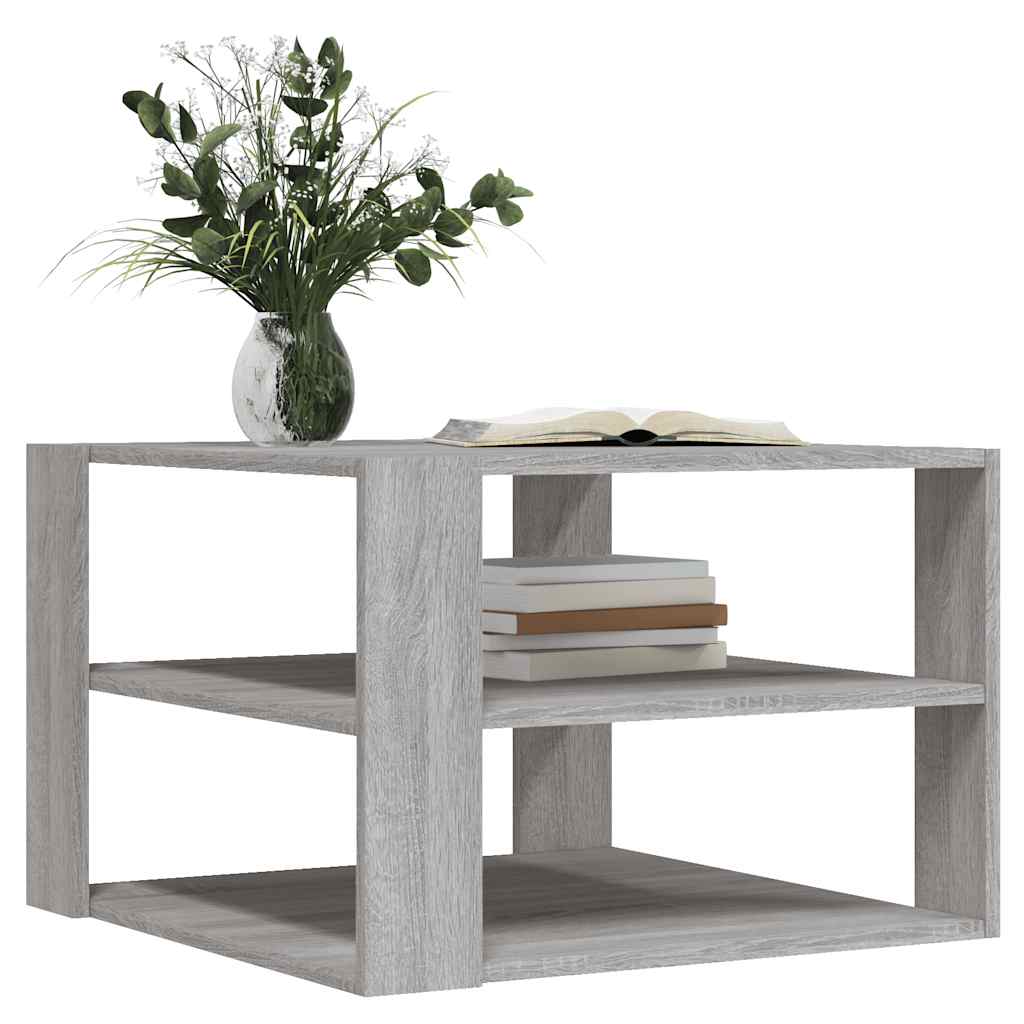 Couchtisch Grau Sonoma 58x58x40 cm Holzwerkstoff