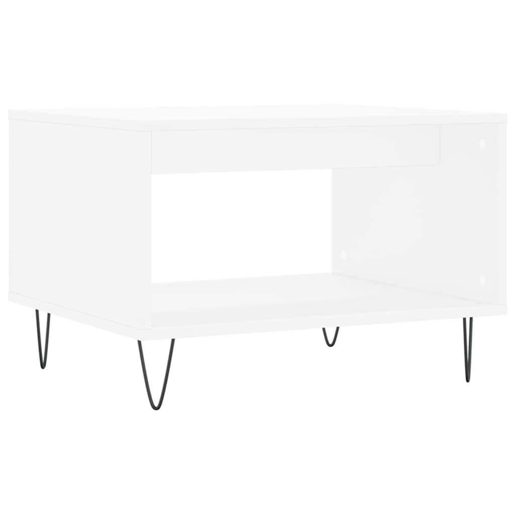 Couchtisch Weiß 60x50x40 cm Holzwerkstoff