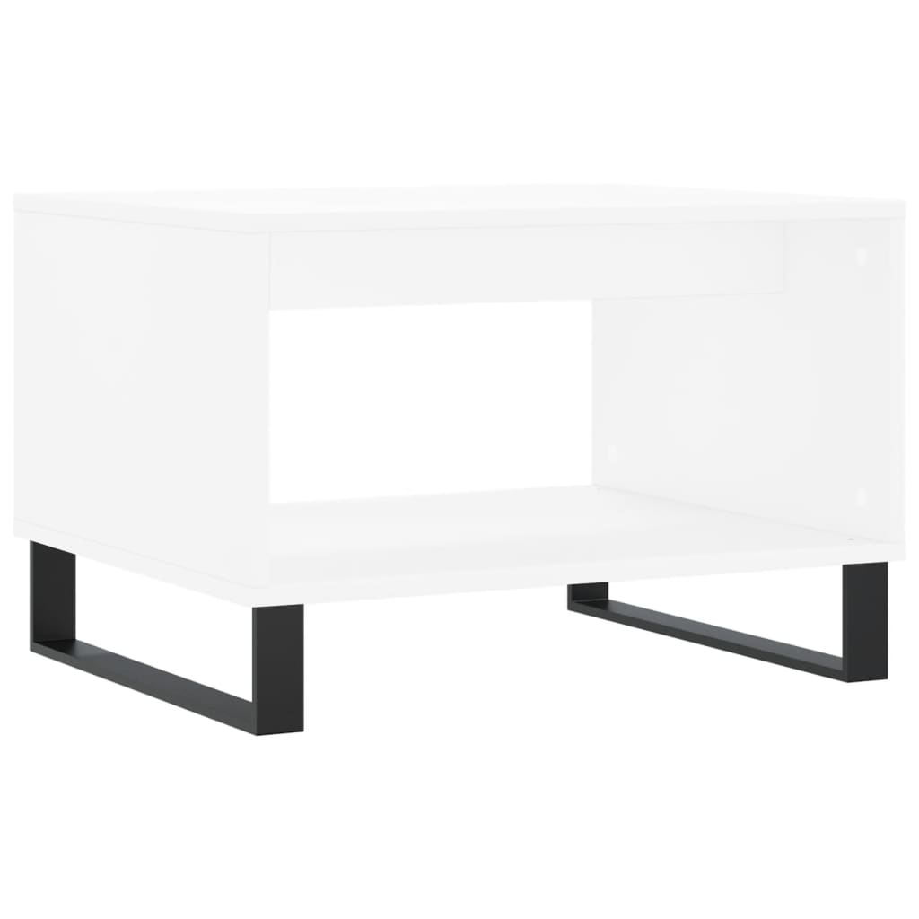 Couchtisch Weiß 60x50x40 cm Holzwerkstoff