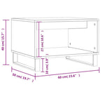 Couchtisch Sonoma-Eiche 60x50x40 cm Holzwerkstoff