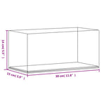 Vitrine Transparent 30x15x14 cm Acryl