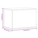 Displaybox Transparent 56x36x37 cm Acryl