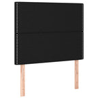 Boxspringbett mit Matratze Schwarz 90x190 cm Stoff