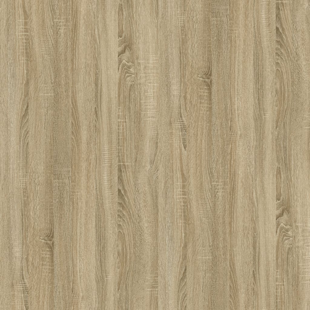 Couchtisch Sonoma Eiche 80x45x45 cm Holzwerkstoff und Eisen