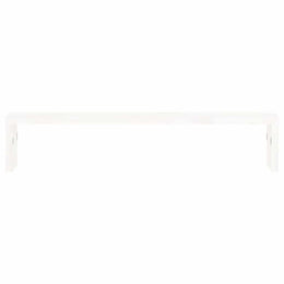 Monitorerhöhung 50 × 27 × 10 cm aus massivem Kiefernholz - Weiß