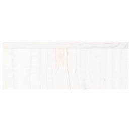 Monitorerhöhung 50 × 27 × 10 cm aus massivem Kiefernholz - Weiß