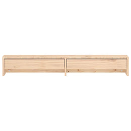 Monitorerhöhung 100 × 27 × 15 cm aus unbehandeltem massivem Kiefernholz (Art.-Nr. 813959)