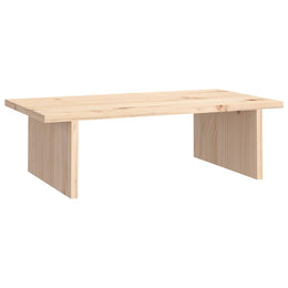 Monitorerhöhung 50 × 27 × 15 cm aus unbehandeltem massivem Kiefernholz (Art.-Nr. 813974)