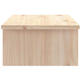 Monitorerhöhung 50 × 27 × 15 cm aus unbehandeltem massivem Kiefernholz (Art.-Nr. 813974)