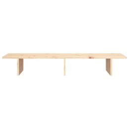 Monitorerhöhung 100 × 27 × 15 cm aus unbehandeltem massivem Kiefernholz (Art.-Nr. 813979)