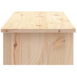 Monitorerhöhung 100 × 27 × 15 cm aus unbehandeltem massivem Kiefernholz (Art.-Nr. 813979)