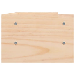 Monitorerhöhung 50 × 24 × 16 cm aus unbehandeltem massivem Kiefernholz
