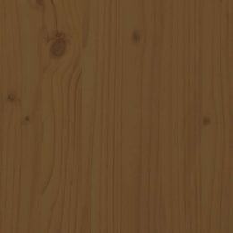 Monitorerhöhung 100 × 27 × 14 cm aus massivem Kiefernholz - Honigbraun