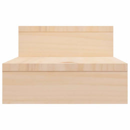 Monitorerhöhung (52-101) × 22 × 14 cm aus unbehandeltem massivem Kiefernholz